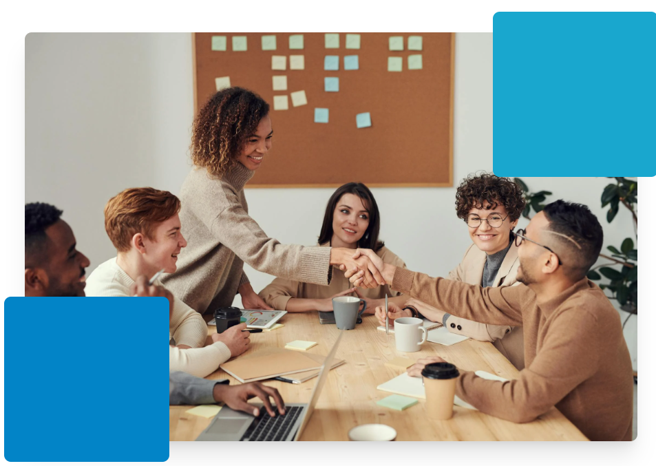 Team working together